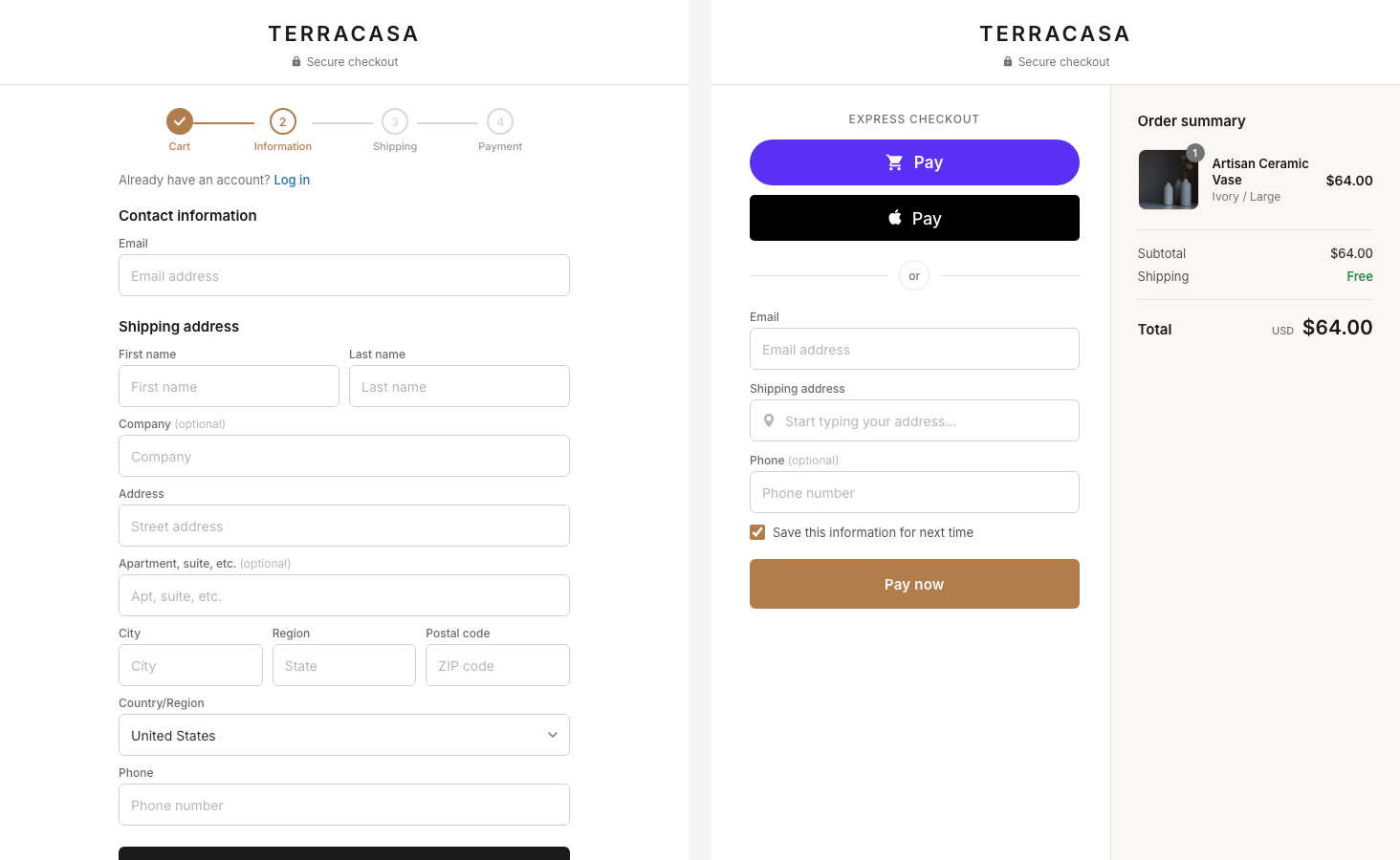 Checkout Flow Simplification - Before and After A/B Test